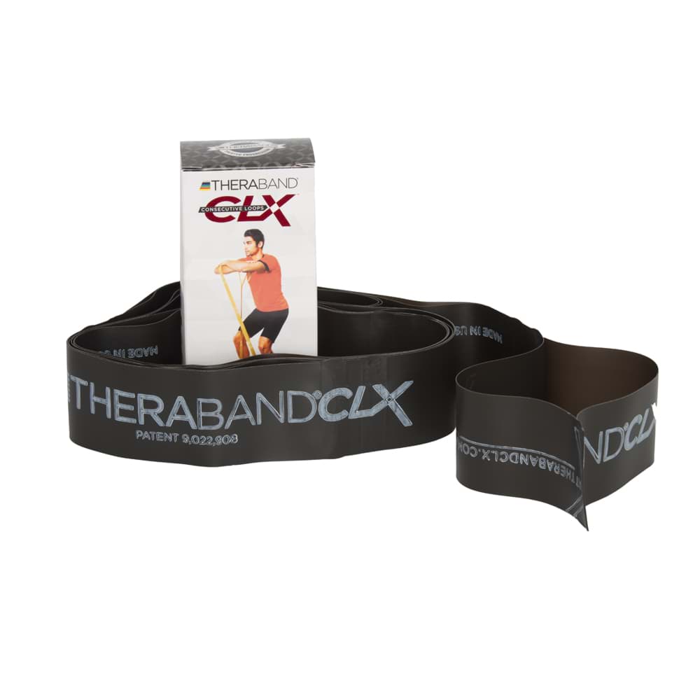 Theraband CLX Schwarz, spezialschwer 2m